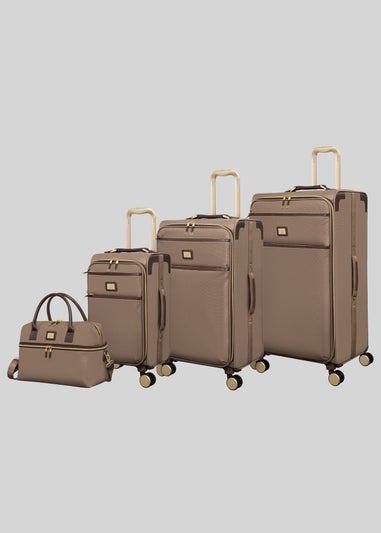 IT Luggage Mocha Trim Soft Suitcase