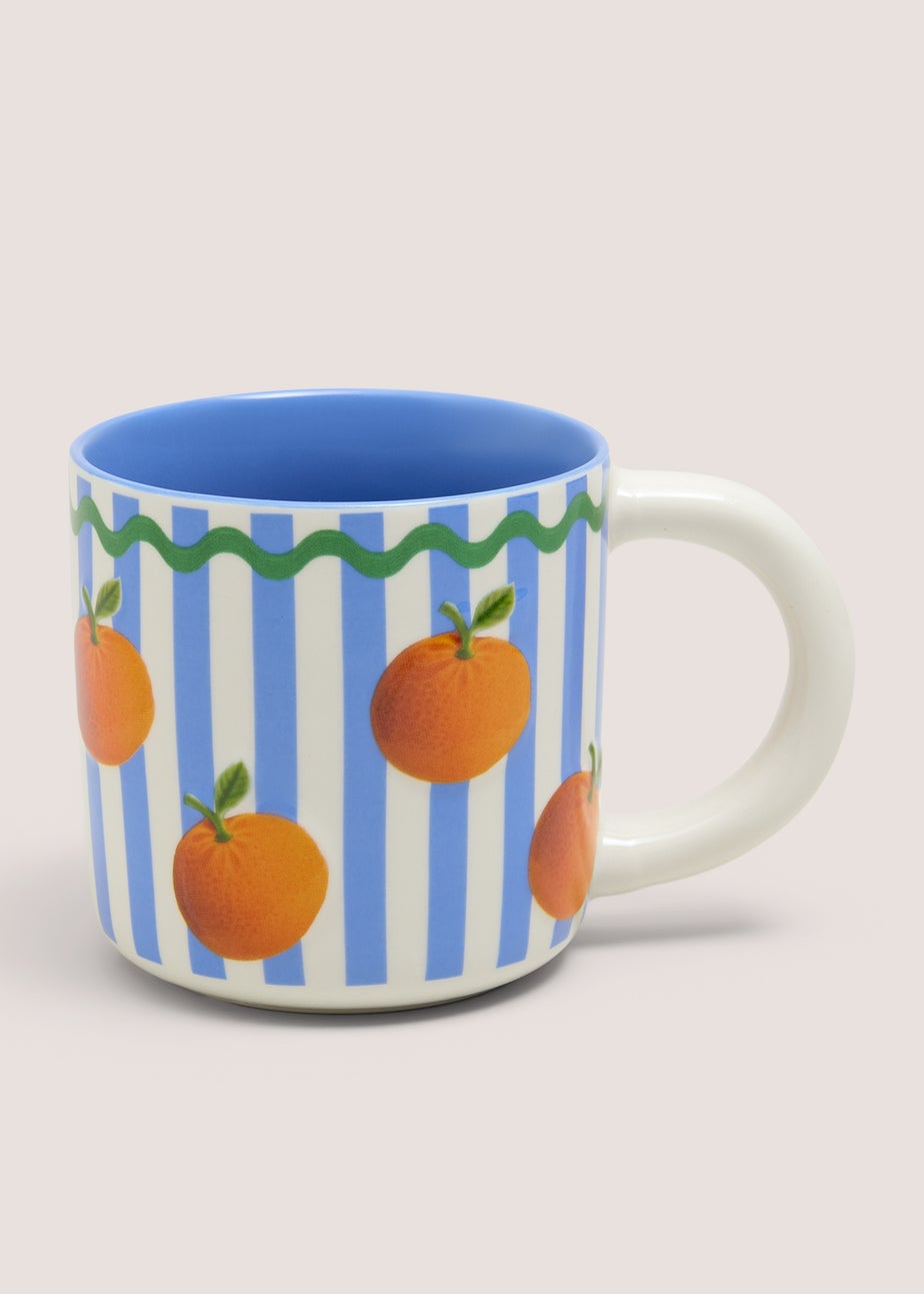 Blue Sorrento Striped Mug
