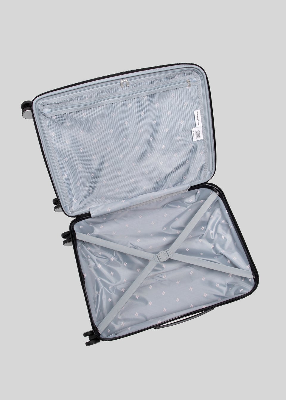 IT Luggage Light Pink Inclining Hard Suitcase