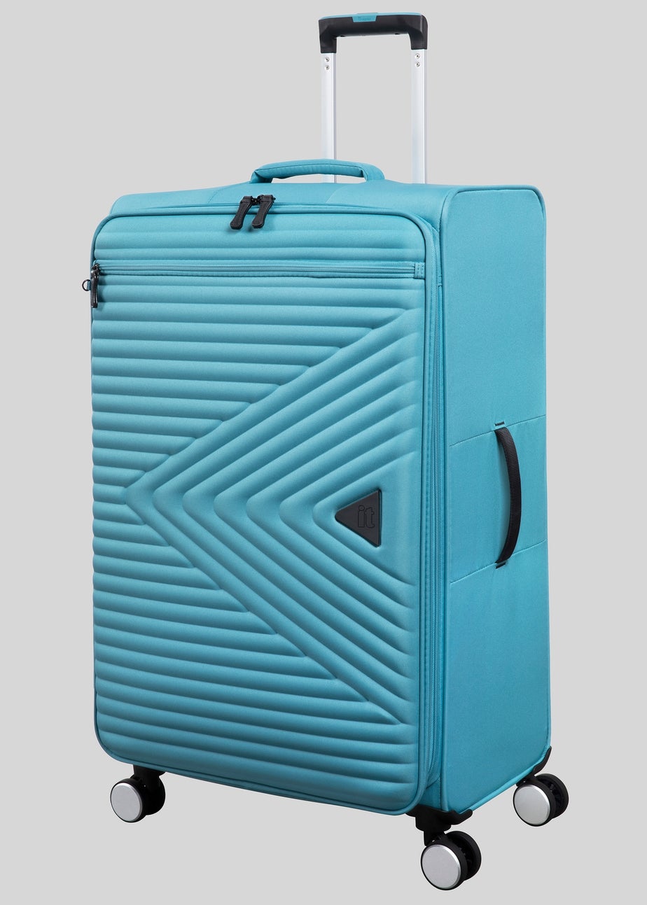 IT Luggage Turquoise Expedite Soft Suitcase