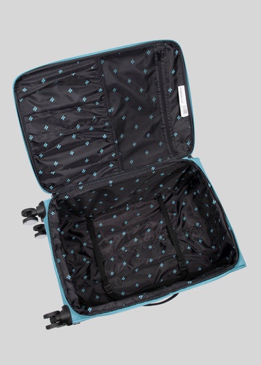 IT Luggage Turquoise Expedite Soft Suitcase
