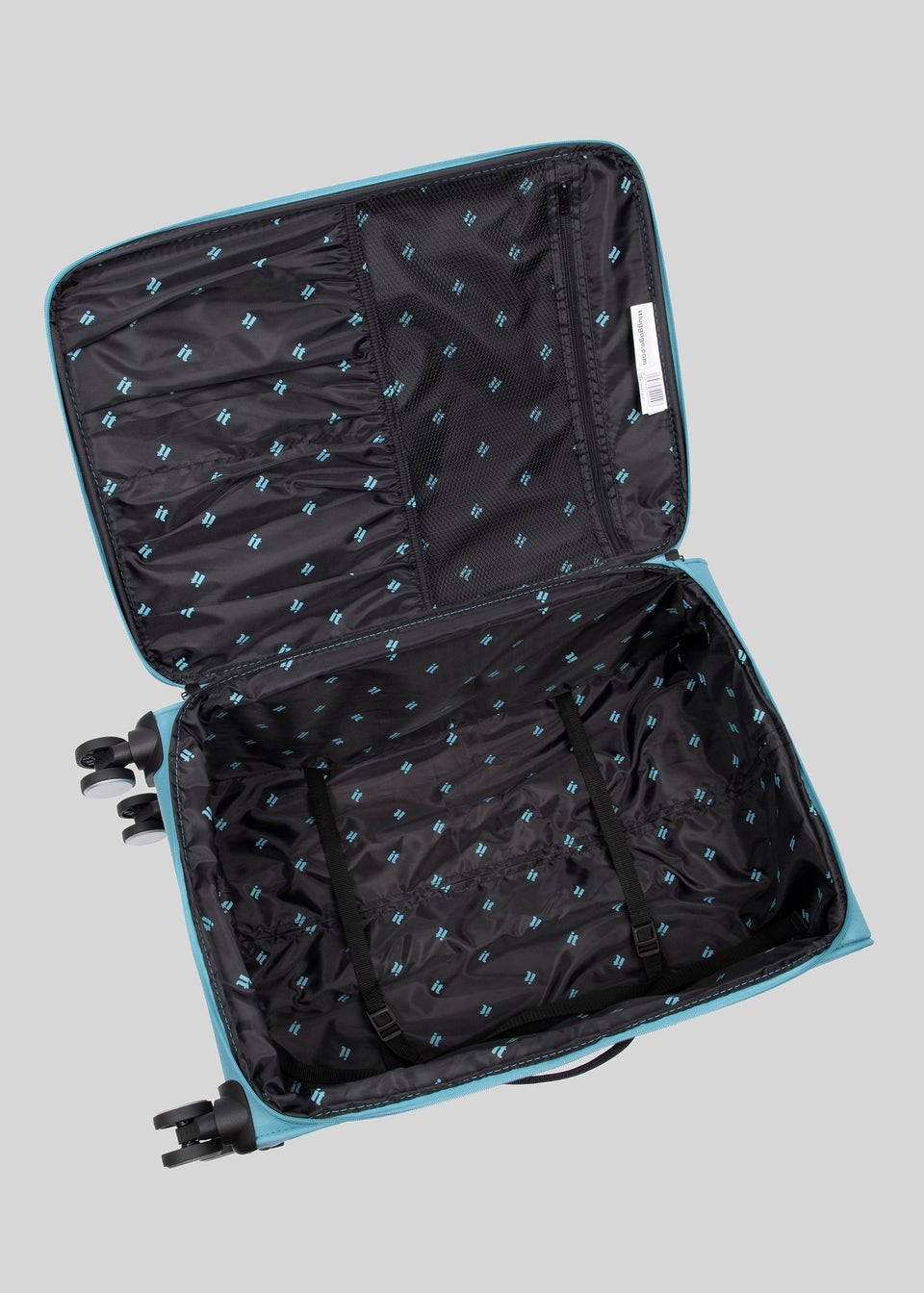 IT Luggage Turquoise Expedite Soft Suitcase