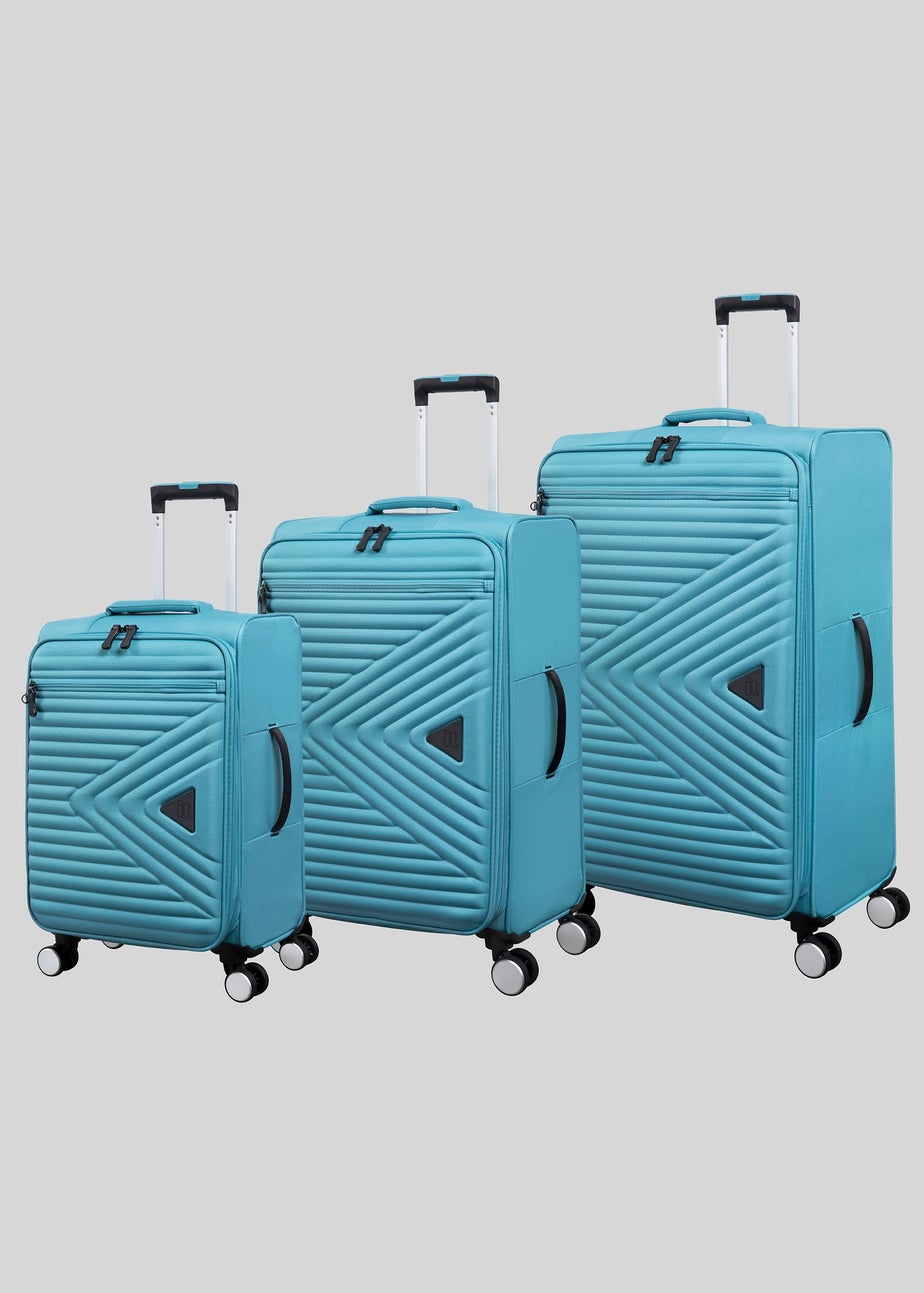 IT Luggage Turquoise Expedite Soft Suitcase