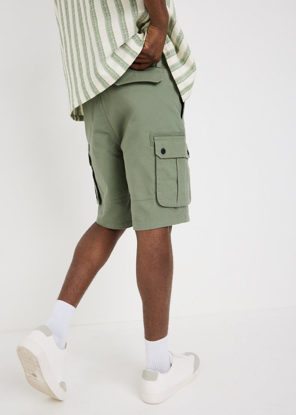 Sage Green Cargo Shorts