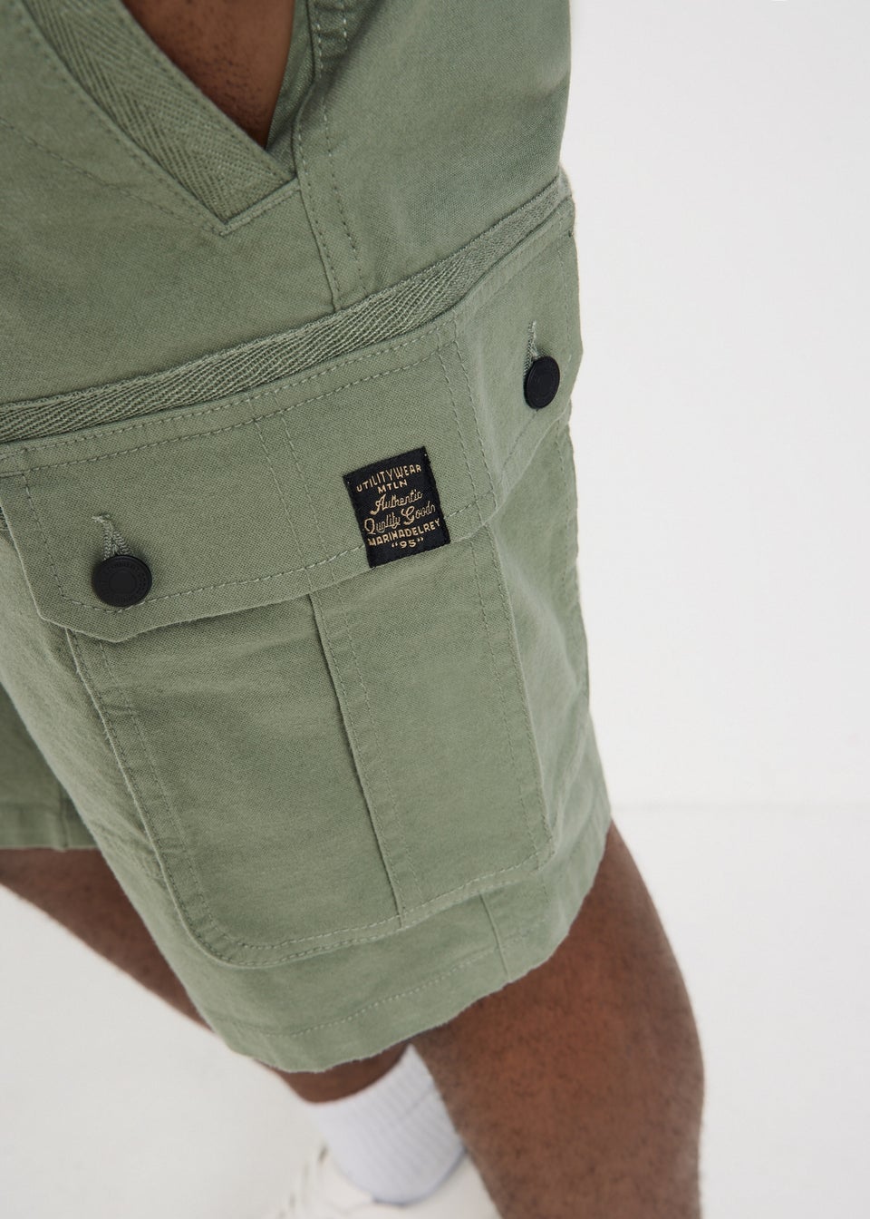 Sage Green Cargo Shorts