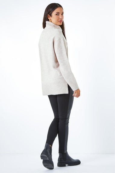 Roman Natural Cosy Feel Turtleneck Jumper