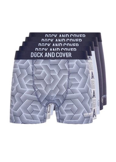 Duck & Cover Assorted Quendle 5 Pack Boxers