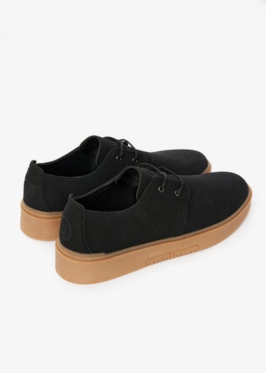 Duck & Cover Black Harehills Shoes