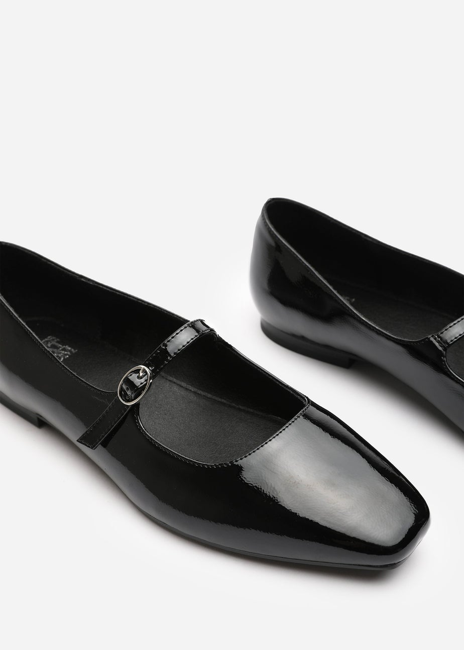 Where's That From Jennifer Black Patent Mary Jane Flats