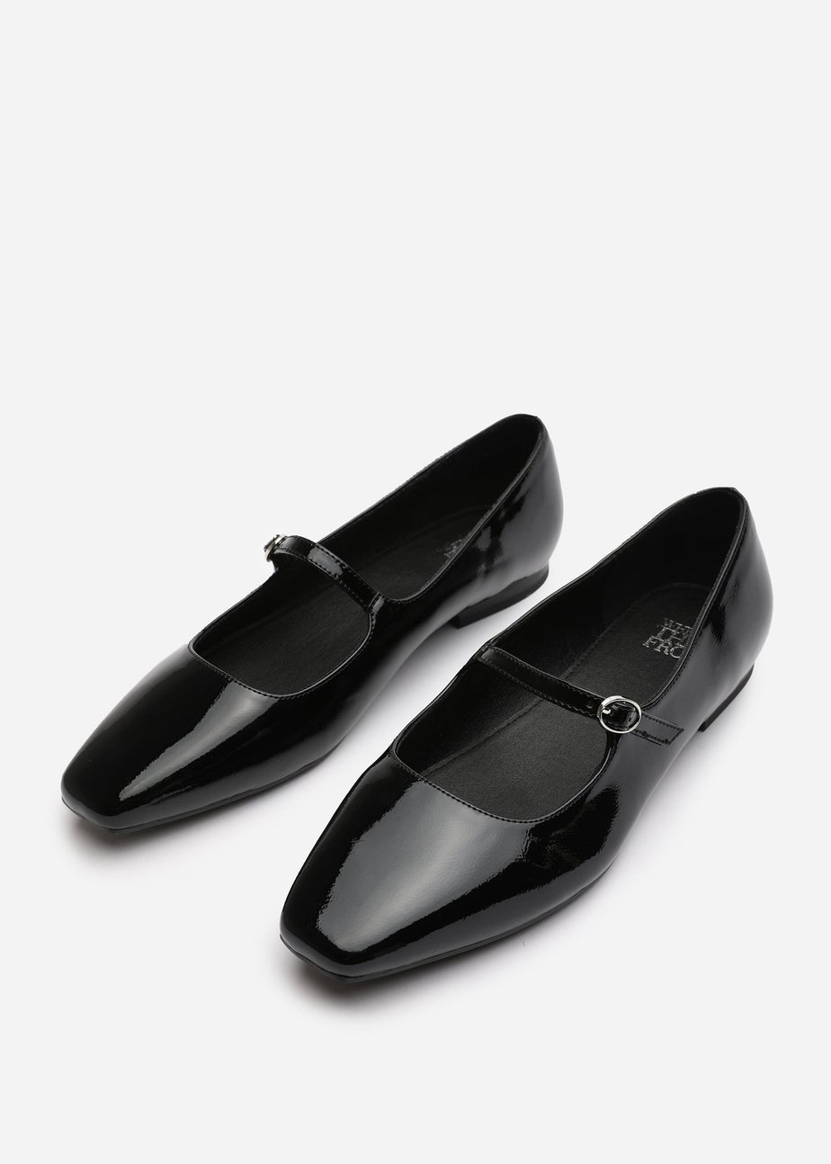 Where's That From Jennifer Black Patent Mary Jane Flats