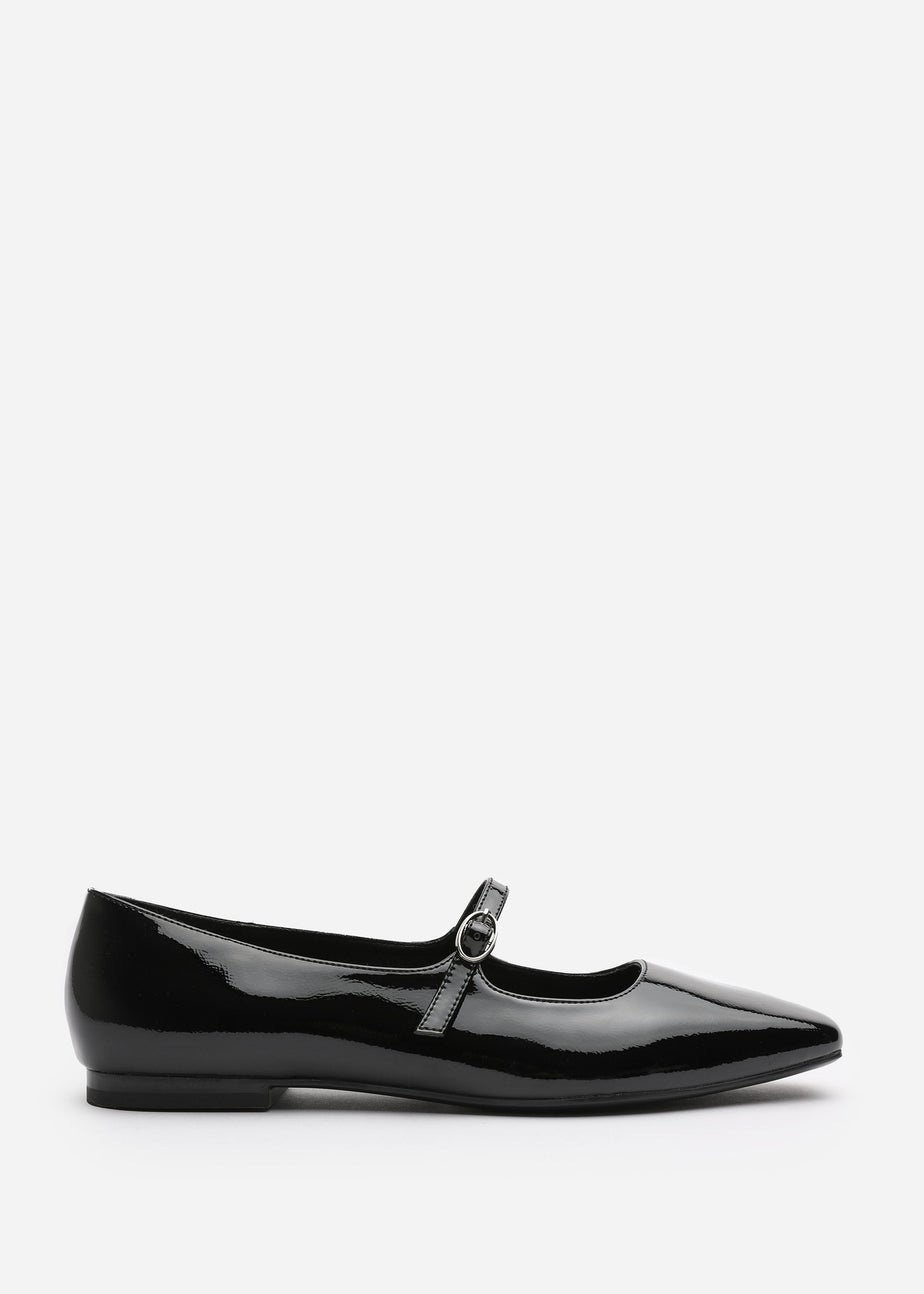 Where's That From Jennifer Black Patent Mary Jane Flats