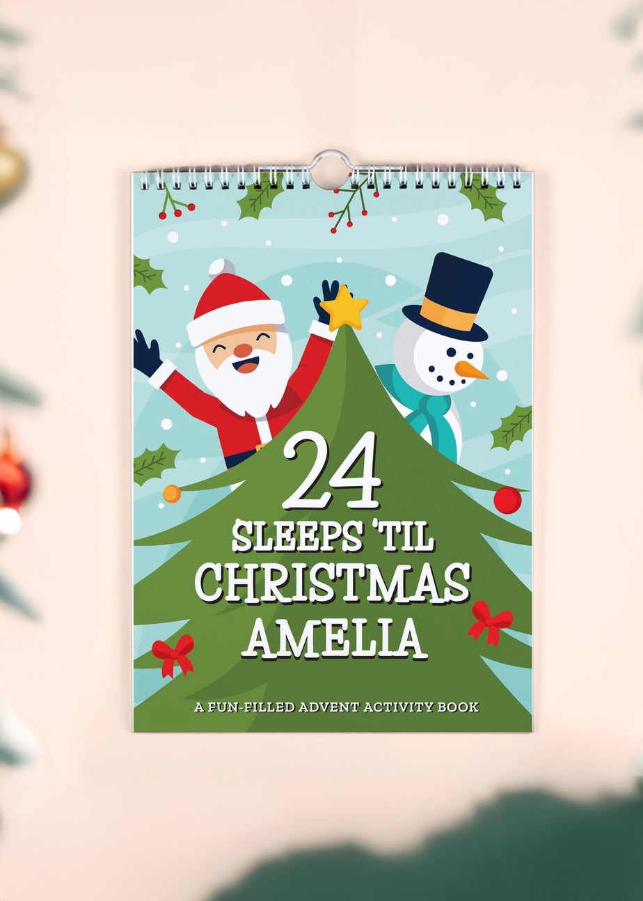 Personalised Memento Company Multi 24 Sleeps Christmas Activity Advent Calendar