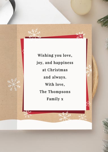 Personalised Memento Company Multi Photo Upload Pack of 10 Gonk Christmas Cards