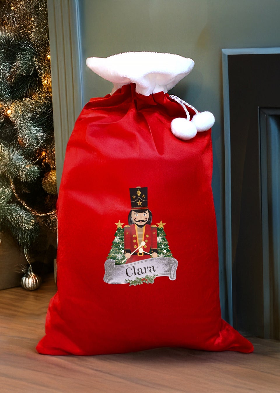Personalised Memento Company Red Nutcracker Sack