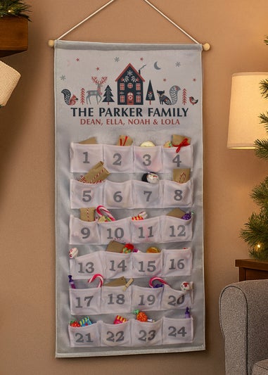 Personalised Memento Company White Christmas Home Advent Calendar