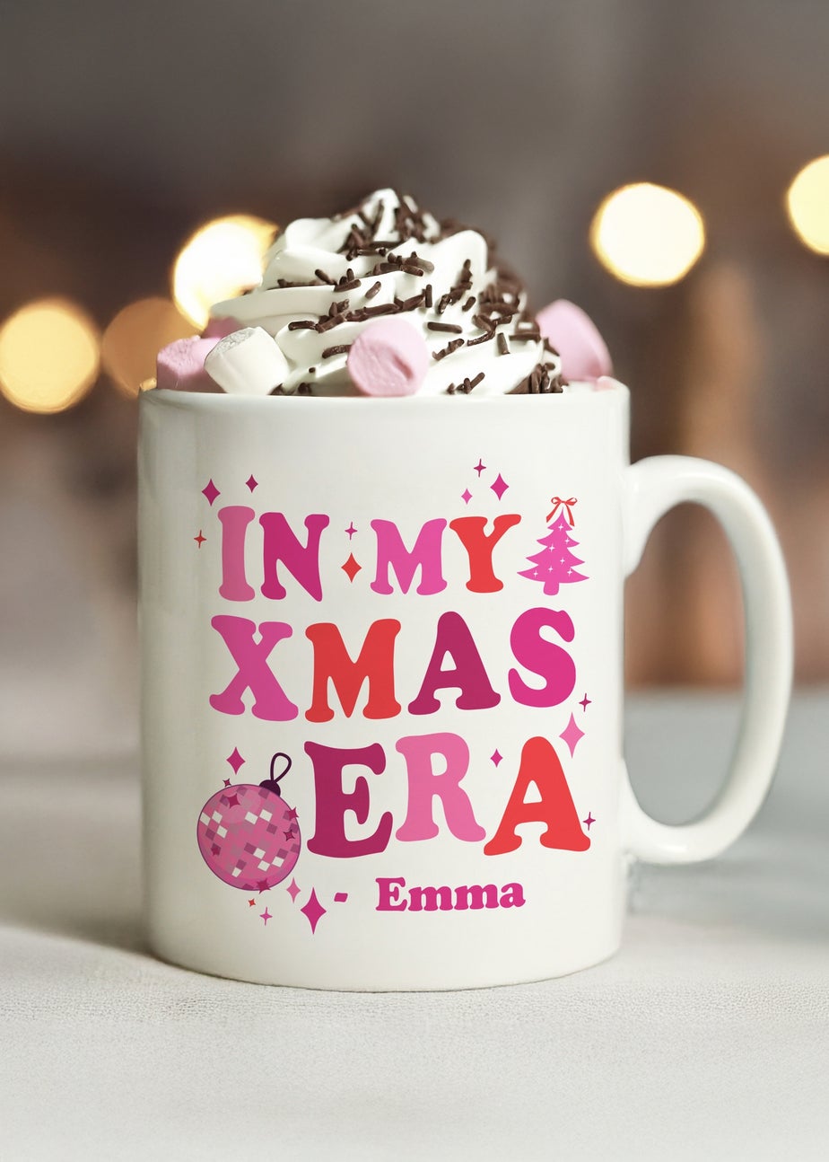 Personalised Memento Company White In My Christmas Era Mug