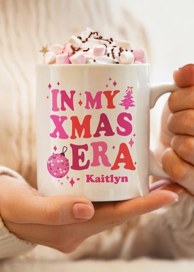 Personalised Memento Company White In My Christmas Era Mug