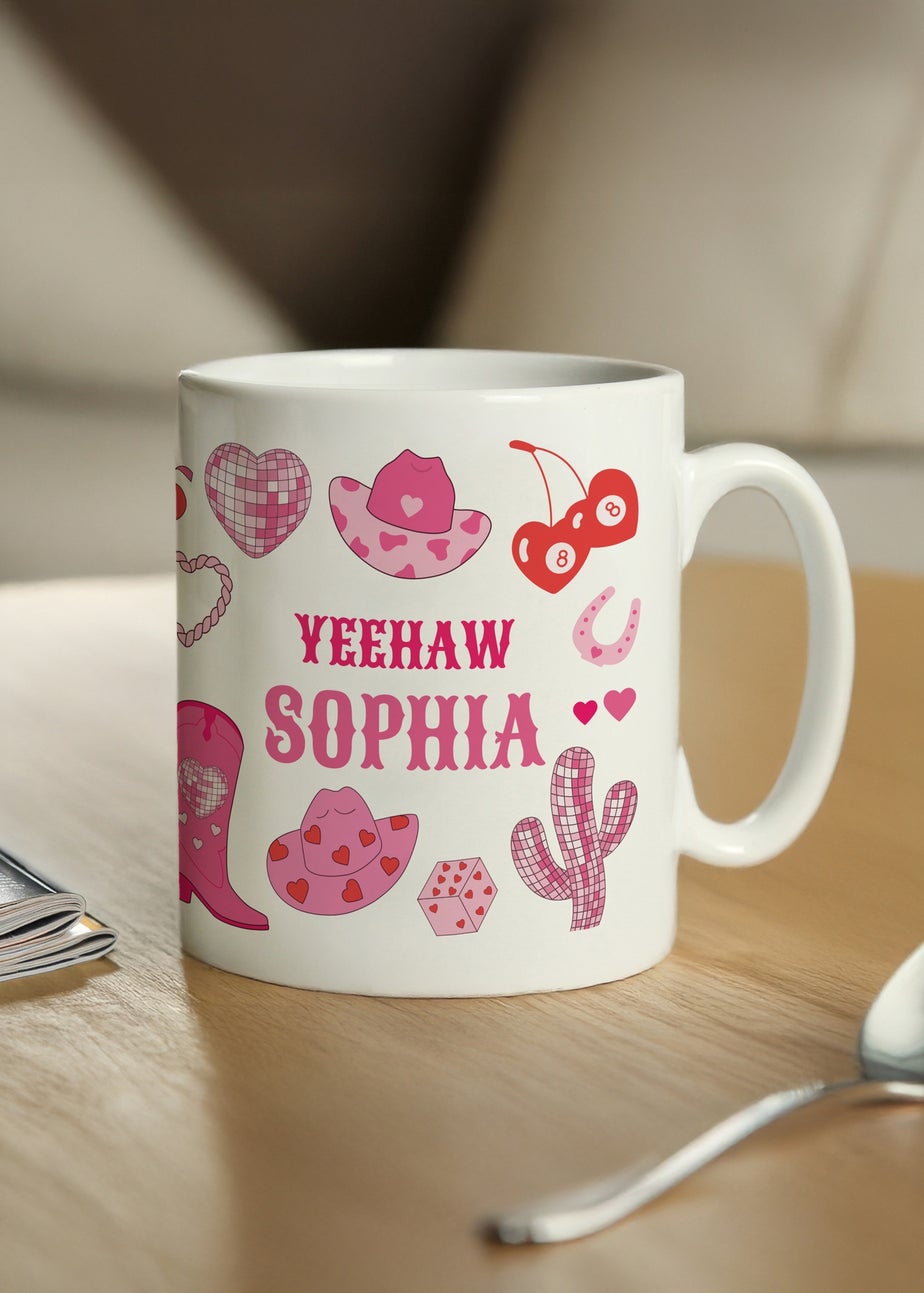 Personalised Memento Company White Cowgirl Mug