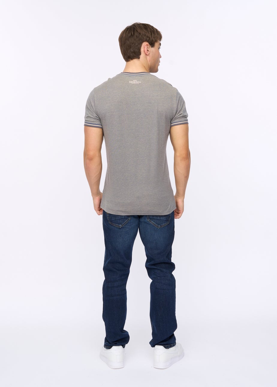 Crosshatch Pastel Blue Keraga T-Shirt