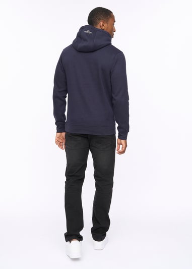 Crosshatch Navy Carrimoore Hoodie