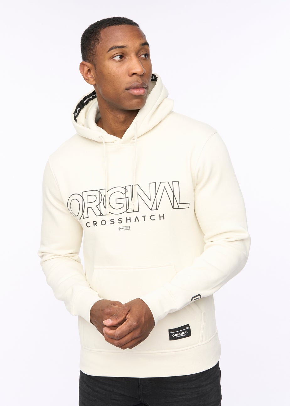 Crosshatch Off White Carrimoore Hoodie
