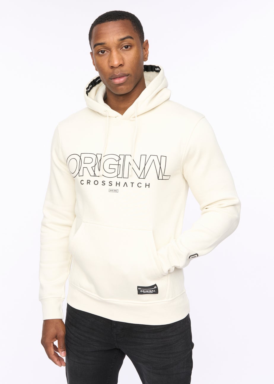 Crosshatch Off White Carrimoore Hoodie