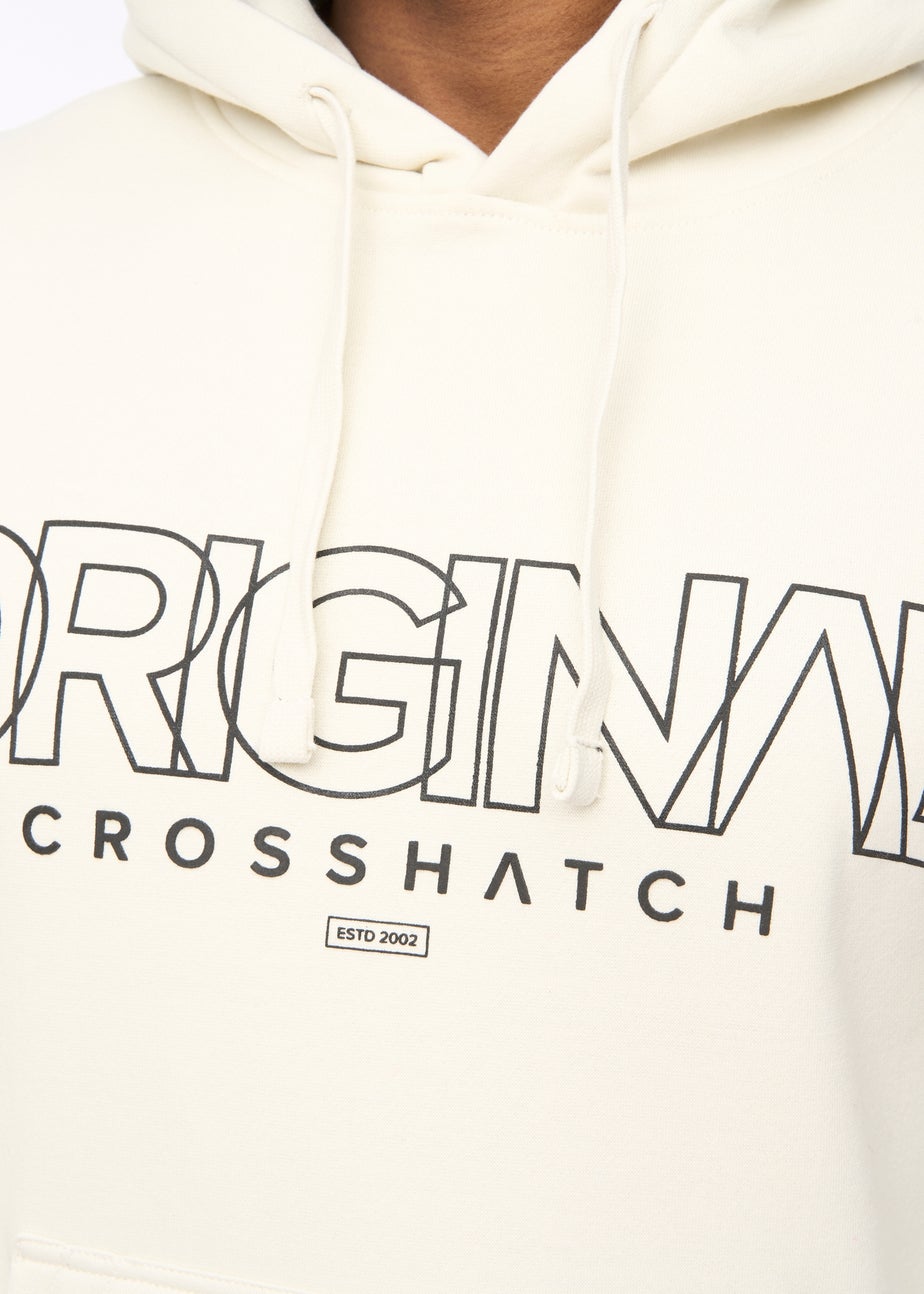 Crosshatch Off White Carrimoore Hoodie