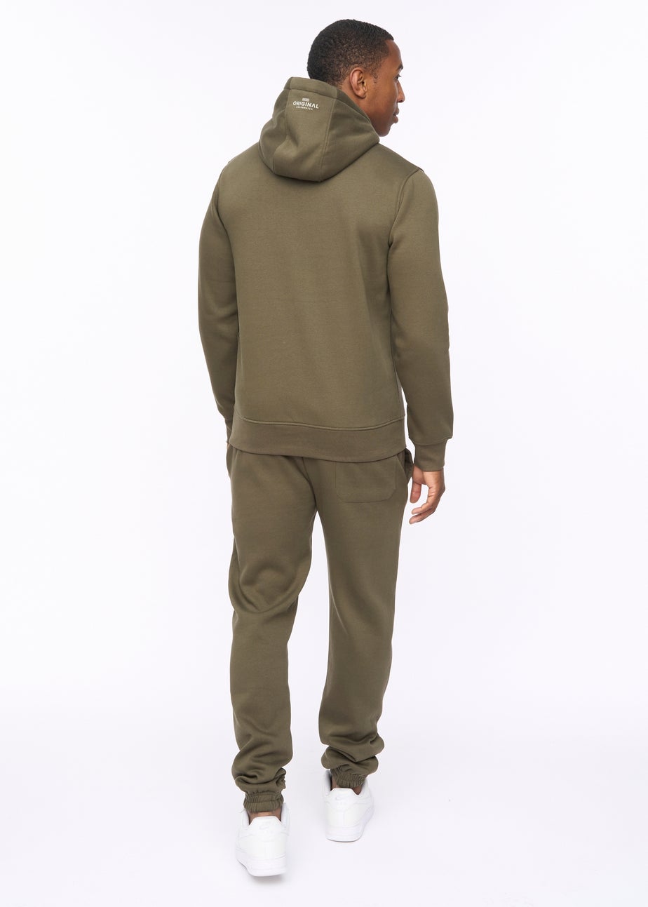 Crosshatch Dark Olive Jamals Hoodie