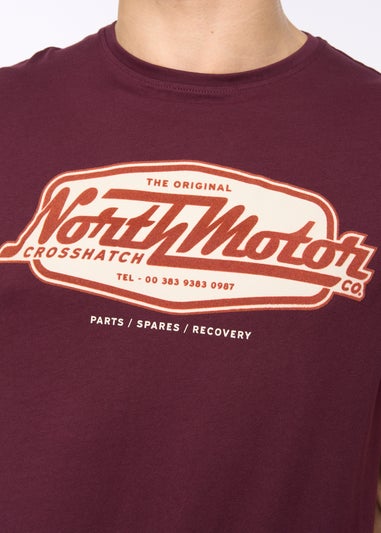 Crosshatch Raisin Hellmere T-Shirt