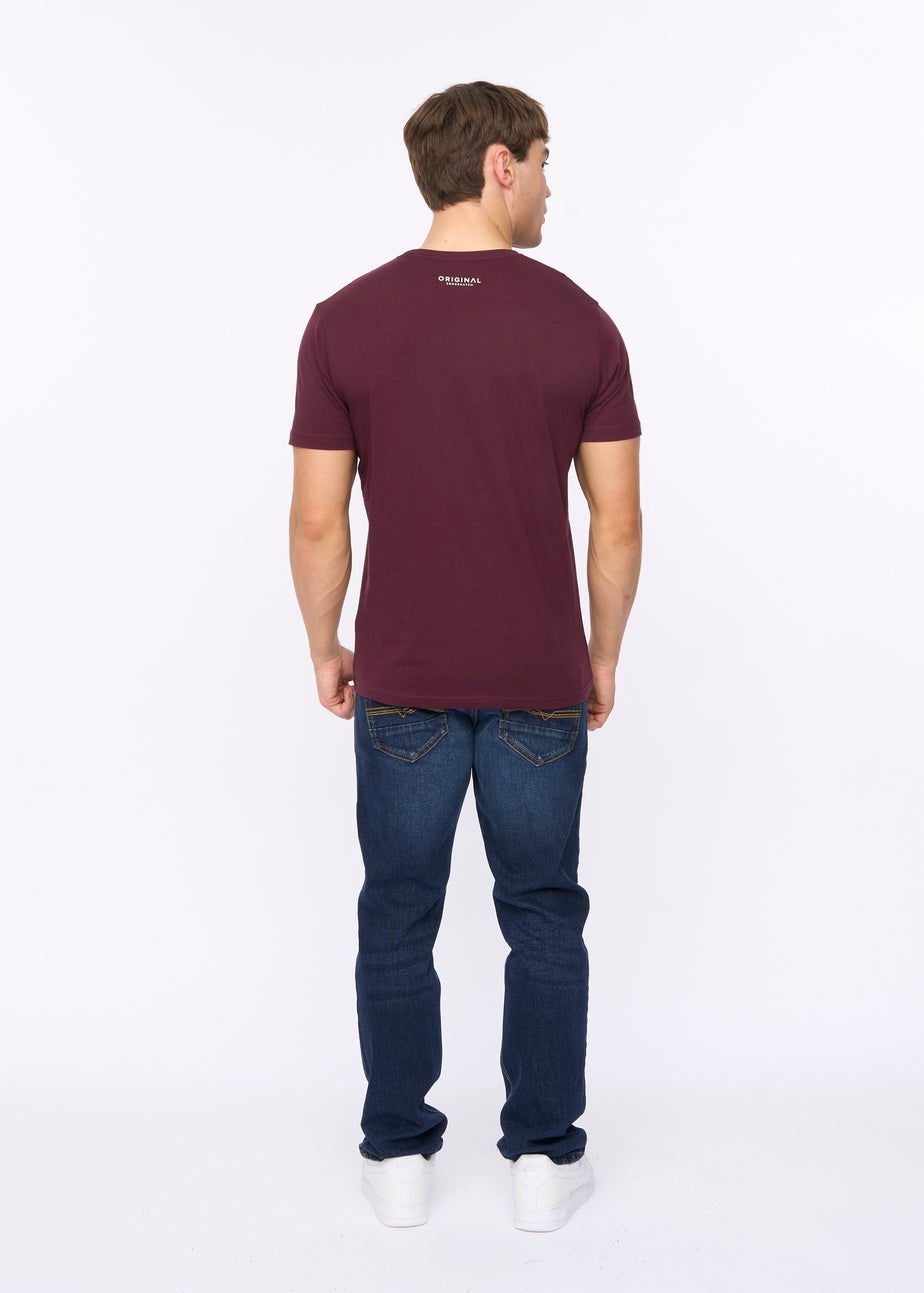 Crosshatch Raisin Hellmere T-Shirt