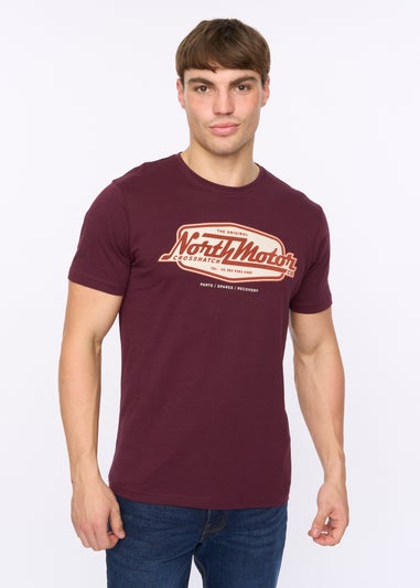 Crosshatch Raisin Hellmere T-Shirt