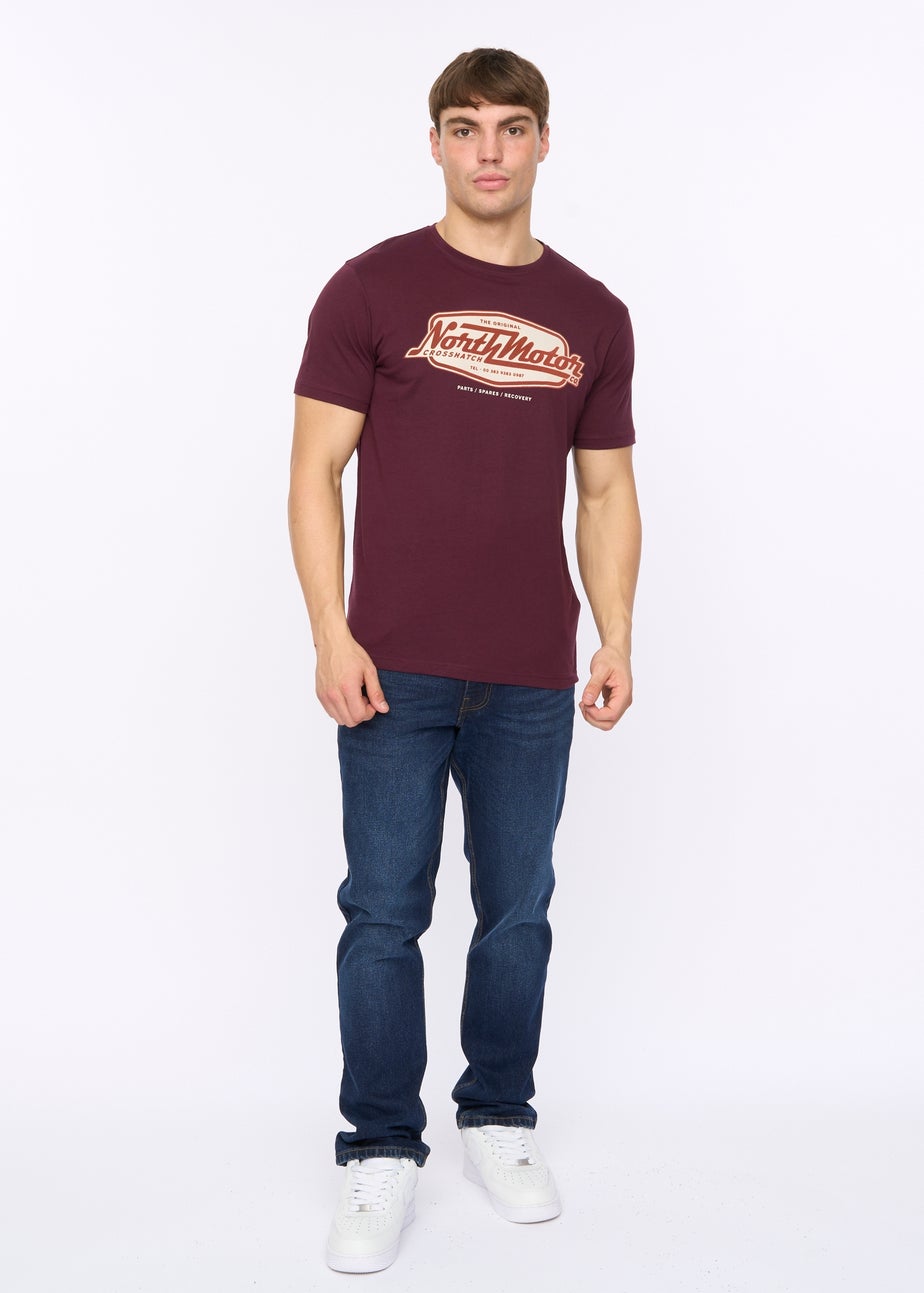 Crosshatch Raisin Hellmere T-Shirt