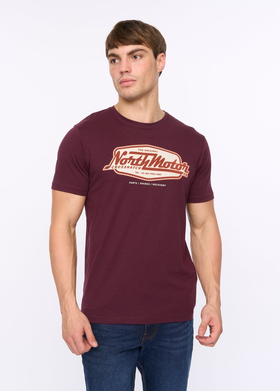 Crosshatch Raisin Hellmere T-Shirt