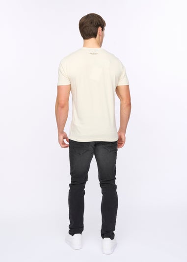 Crosshatch Off White Hellmere T-Shirt