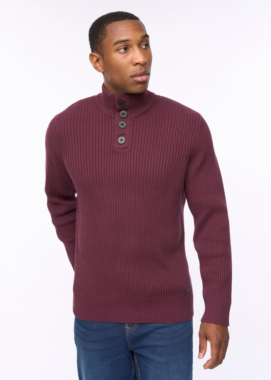 Crosshatch Raisin Wellburys Chunky Knit