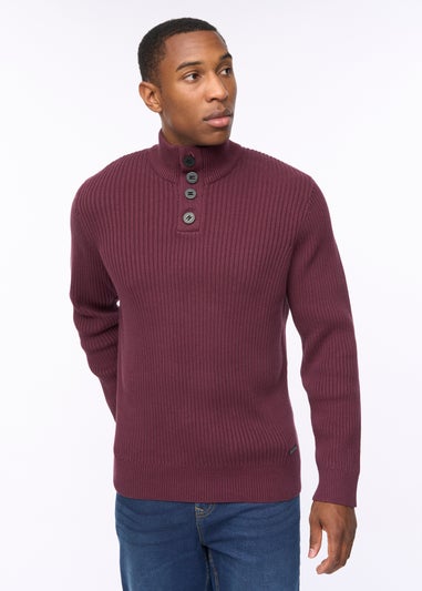 Crosshatch Raisin Wellburys Chunky Knit