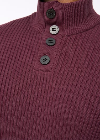 Crosshatch Raisin Wellburys Chunky Knit