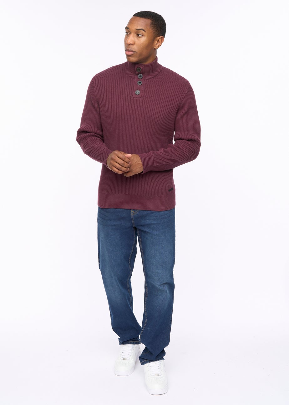 Crosshatch Raisin Wellburys Chunky Knit