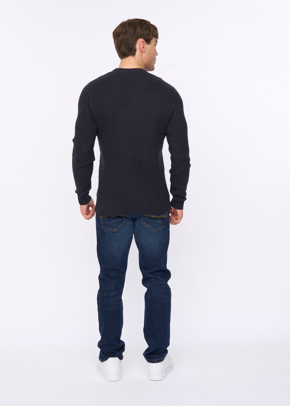 Crosshatch Navy Kabstars Cable Knit
