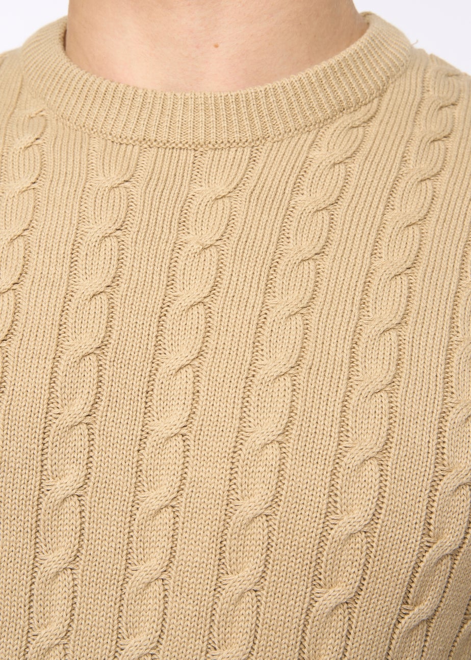 Crosshatch Stone Kabstars Cable Knit