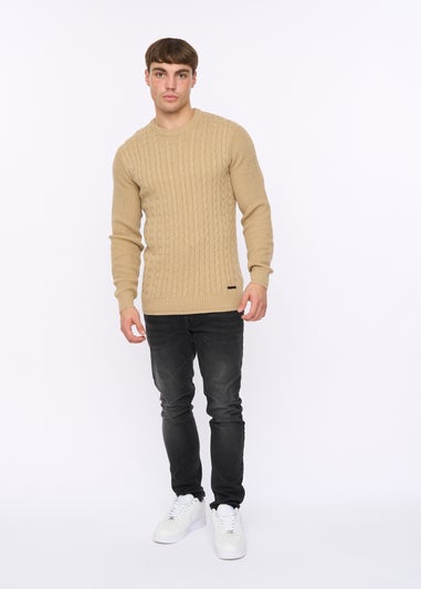 Crosshatch Stone Kabstars Cable Knit