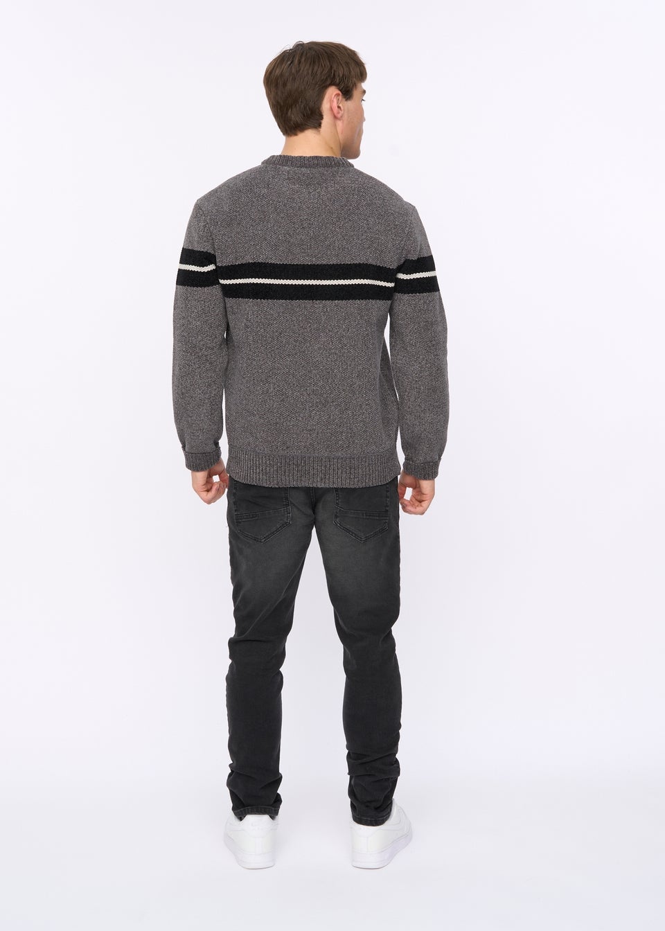 Crosshatch Grey Roundall Chenille Knit
