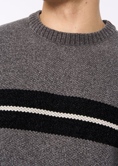 Crosshatch Grey Roundall Chenille Knit