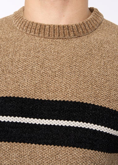 Crosshatch Taupe Roundall Chenille Knit