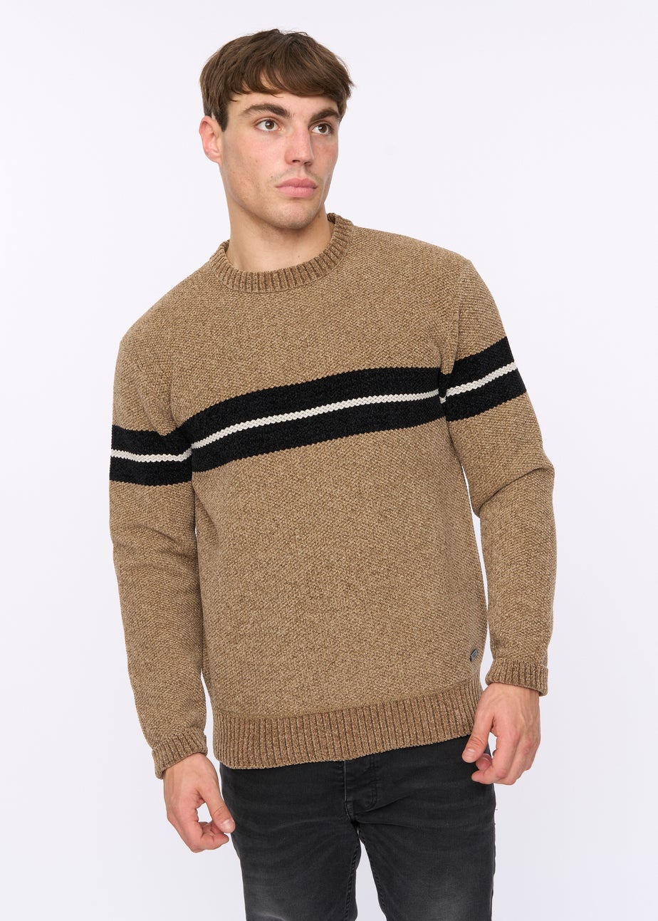 Crosshatch Taupe Roundall Chenille Knit