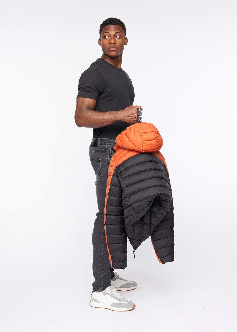 Crosshatch Burnt Orange Velopment Jacket