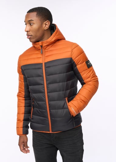 Crosshatch Burnt Orange Velopment Jacket