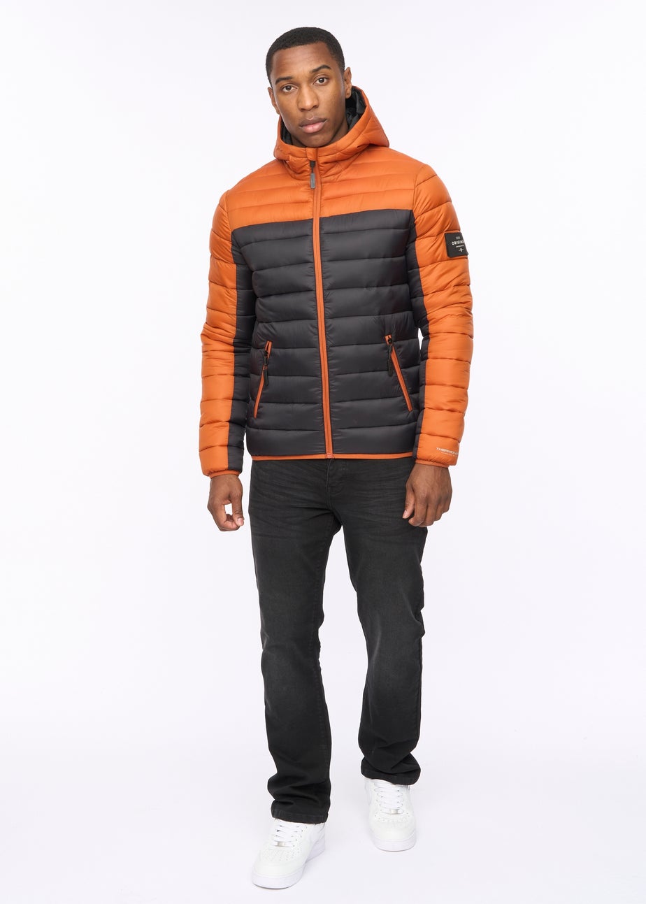 Crosshatch Burnt Orange Velopment Jacket