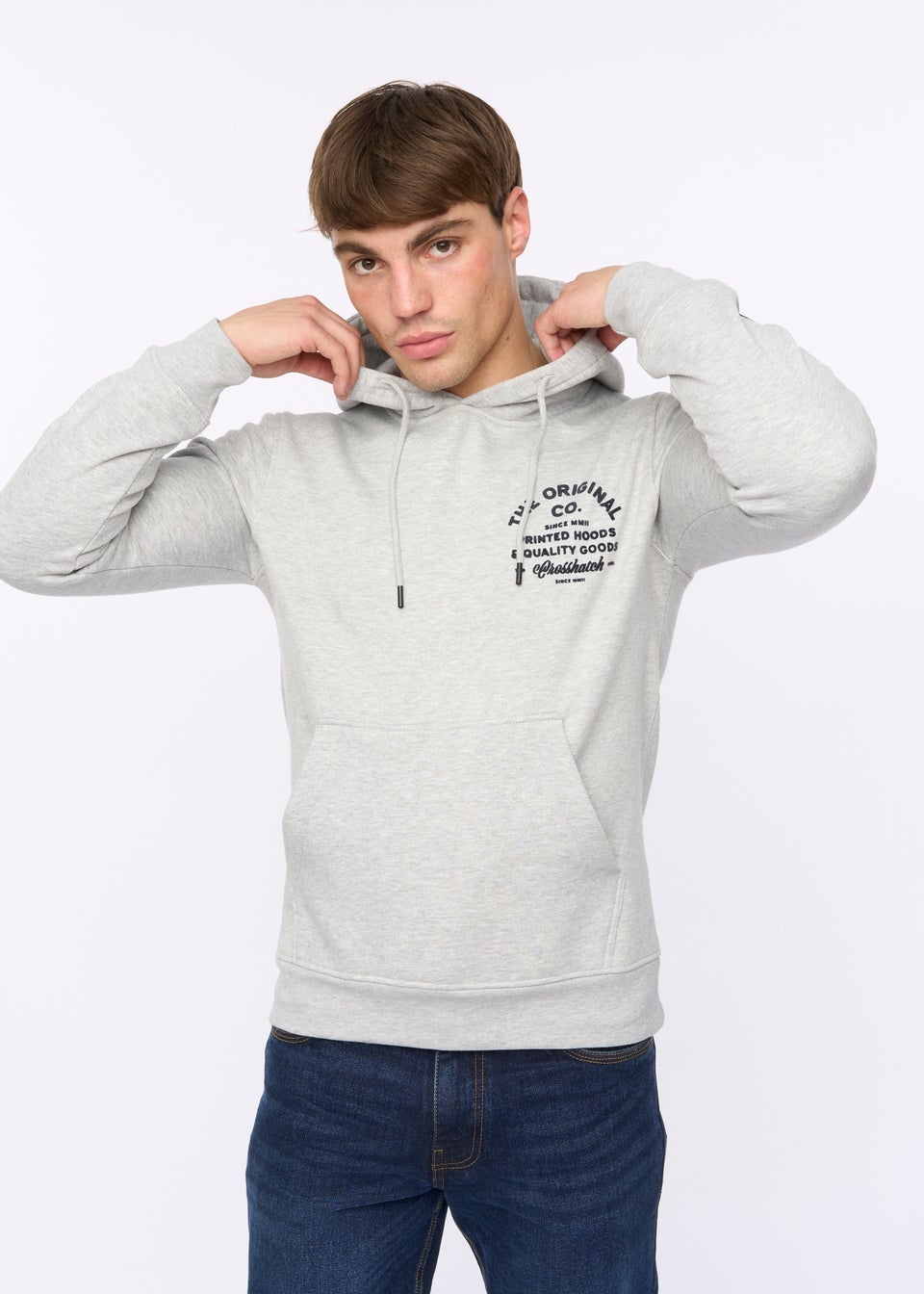Crosshatch Grey Shoptown Hoodie