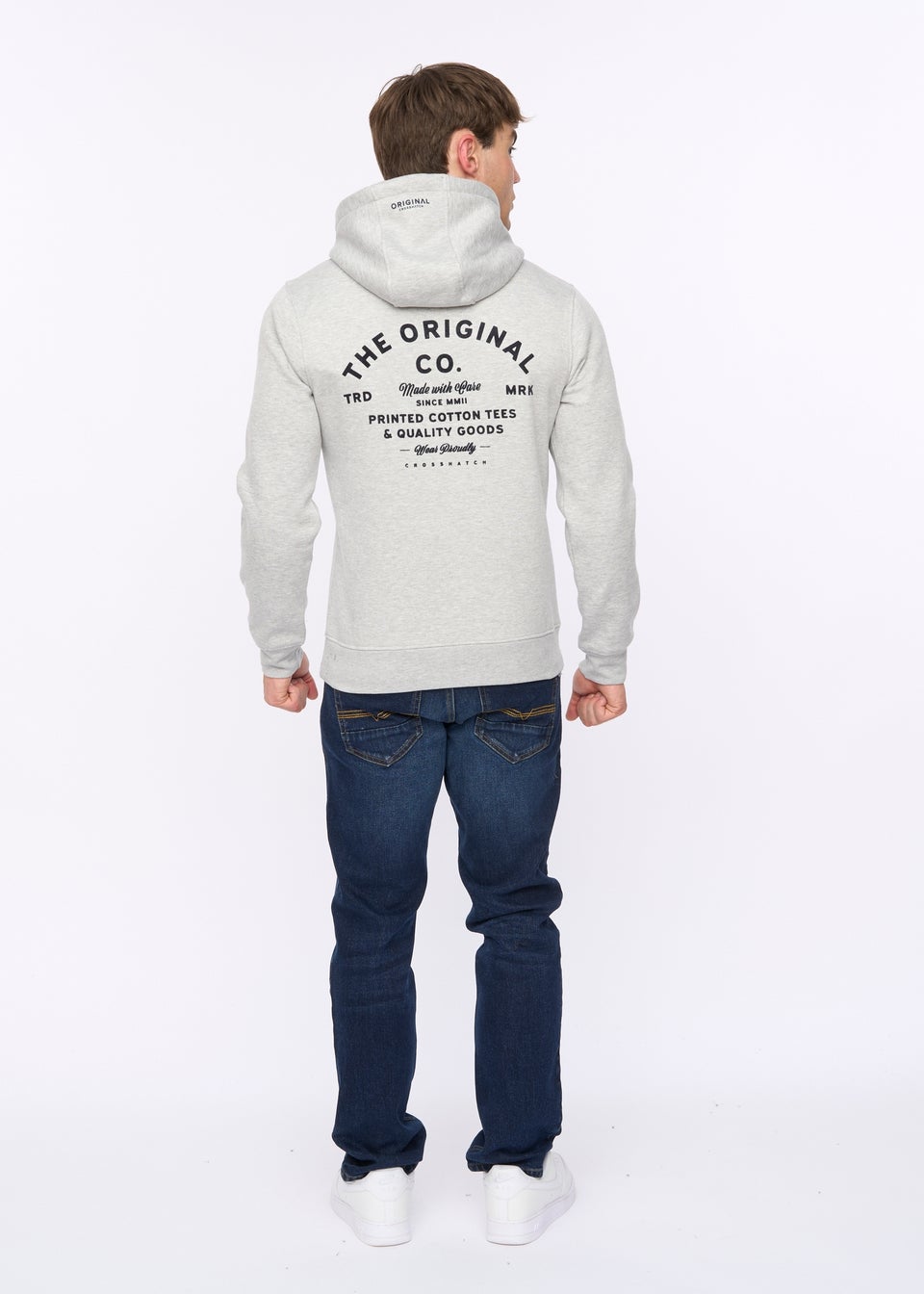 Crosshatch Grey Shoptown Hoodie